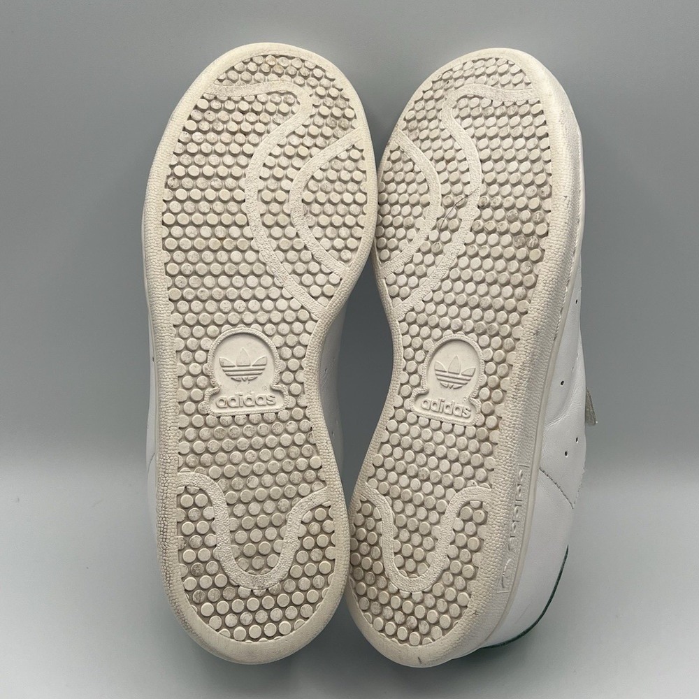 Adidas Stan Smith Strap White Green Retro Shoes - Kids Youth Size 3 (M20607) - Picture 7 of 8